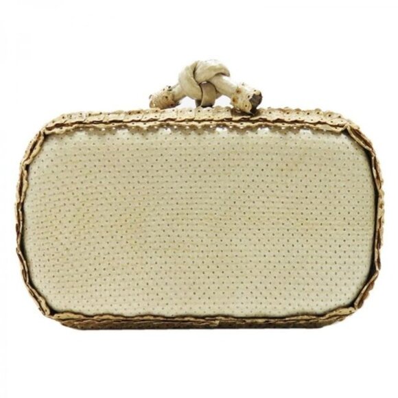 Bottega Veneta All Leather Knot Clutch - Picture 1 of 15